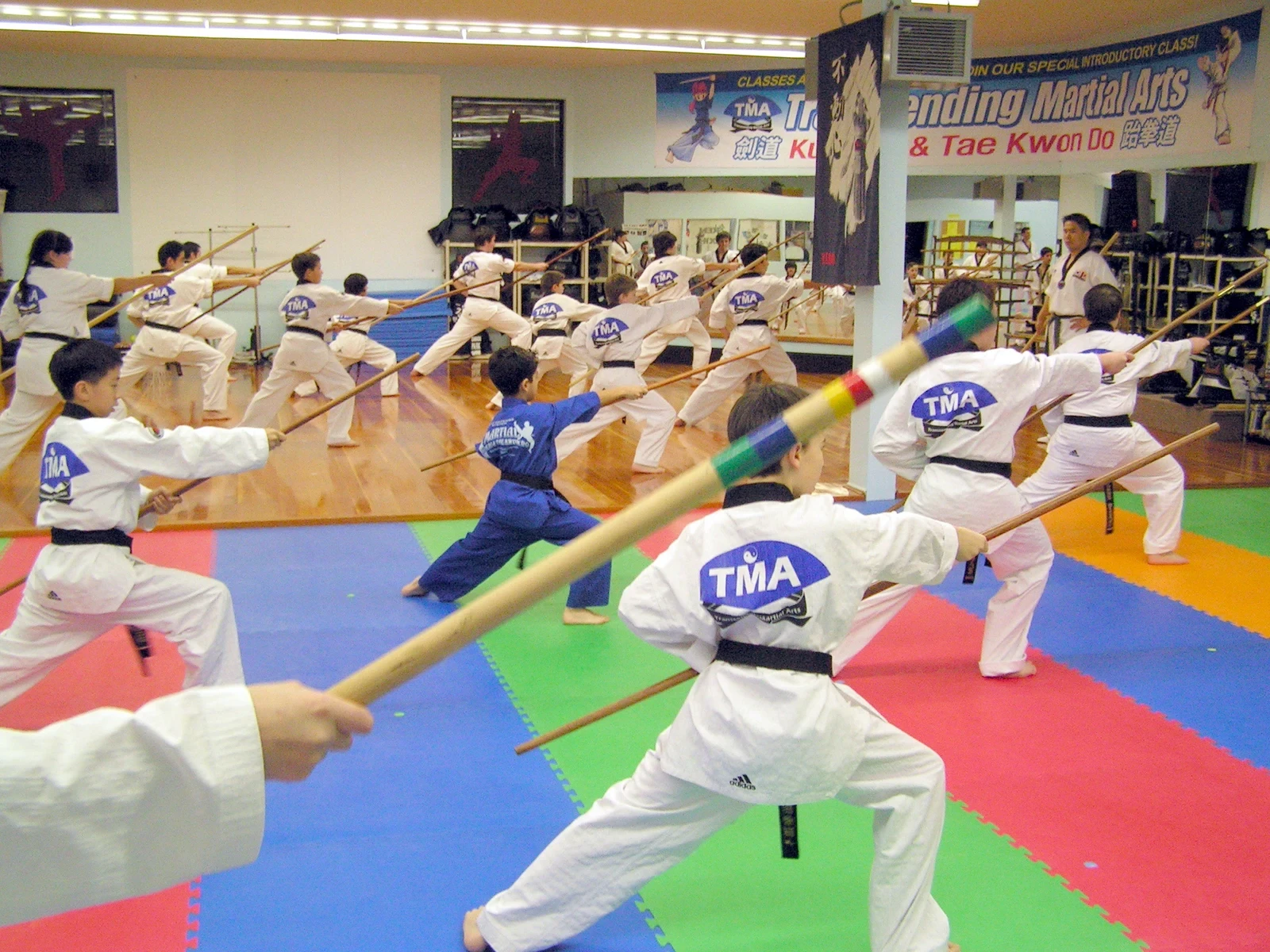 Kids martial arts class